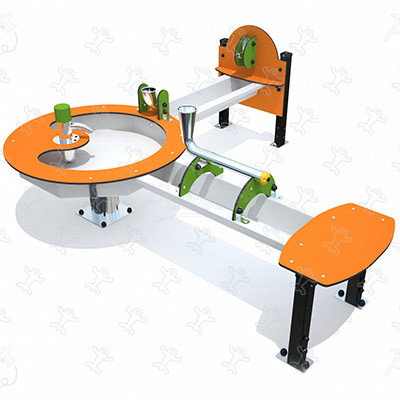 J1716 Áreas de juegos actividades lúdicas sensoriales juegos de agua imagen 3d