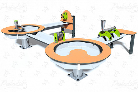 J1717 Áreas de juegos actividades lúdicas sensoriales juegos de agua imagen 3d