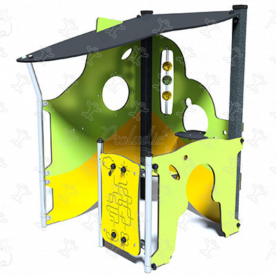 J232 Áreas de juegos juegos clásicos casitas imagen 3d