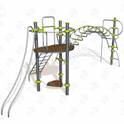 J2540-M Áreas de juegos juegos combinados ixo imagen 3d