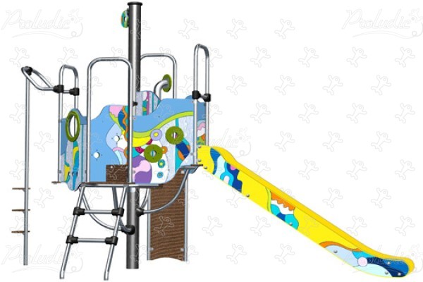 J2643-M-GO Áreas de juegos grafic games acabado océane imagen 3d