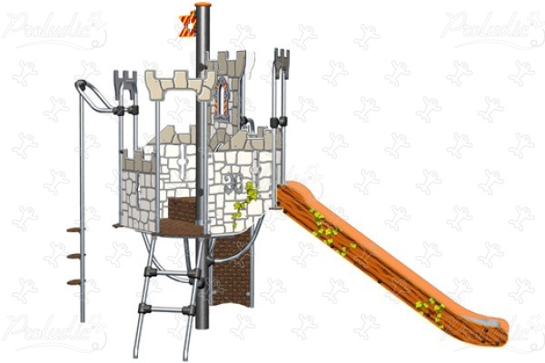 J2653-M-GM Áreas de juegos grafic games acabado medieval imagen 3d