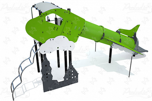 J2689® Áreas de juegos juegos clásicos city imagen 3d