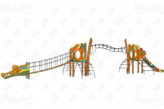 J2771-GE Áreas de juegos grafic games acabado etnik imagen 3d