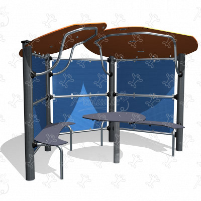 J2850 mobiliario urbano mobilario, vallas & elementos auxiliares mobiliario (bancos, papeleras, cubiertas) imagen 3d