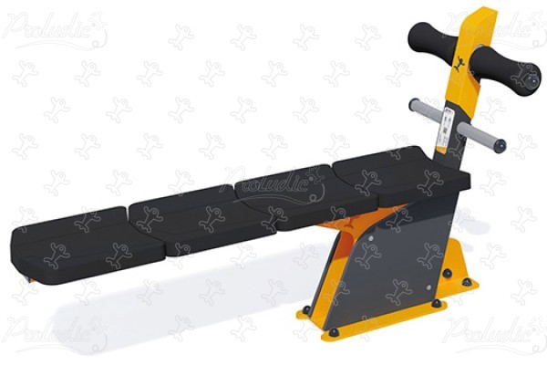 Banco de abdominales J37219® deporte y fitness acti’fun acti’fit imagen 3d