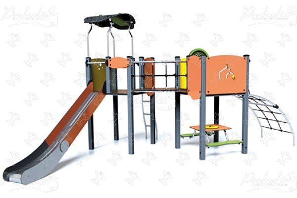 J38105 Áreas de juegos juegos combinados diábolo imagen 3d