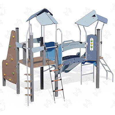 J38106-ICE® Áreas de juegos juegos combinados diábolo imagen 3d