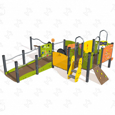 J38200 Áreas de juegos juegos combinados diábolo imagen 3d