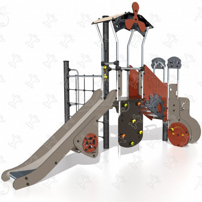 J38304 Áreas de juegos juegos temáticos metrópolis imagen 3d