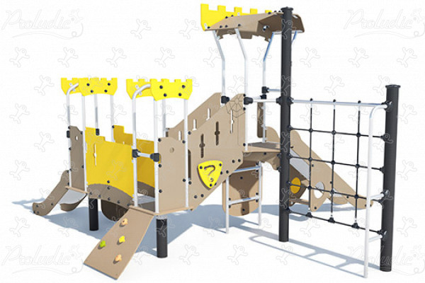 J38403 Áreas de juegos juegos combinados diábolo imagen 3d