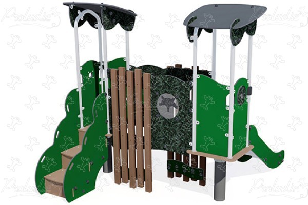 J38702-HDPE® Áreas de juegos juegos combinados diabolo baby imagen 3d