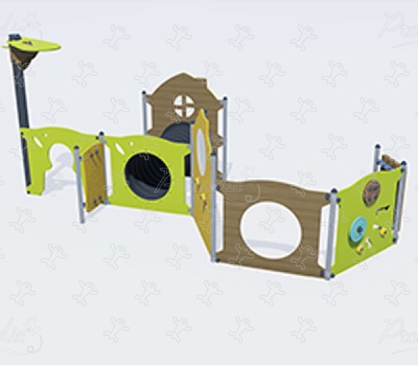 J38709-C® Áreas de juegos juegos combinados diabolo baby imagen 3d