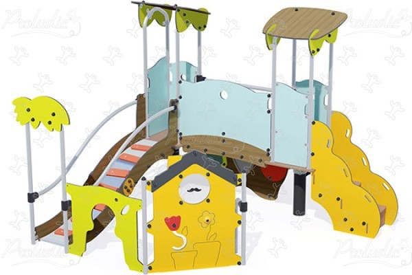 J38713-C® Áreas de juegos juegos combinados diabolo baby imagen 3d