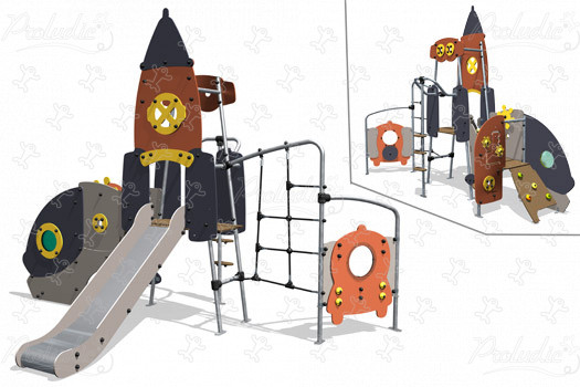 J4062 Áreas de juegos juegos temáticos metrópolis imagen 3d