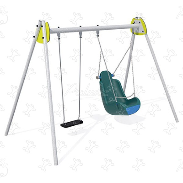 J439 Áreas de juegos juegos clásicos columpios imagen 3d