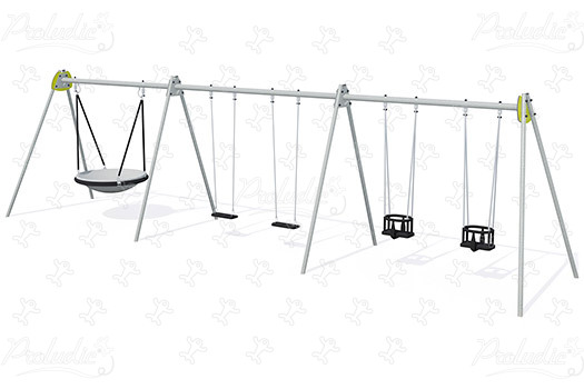 J446-G Áreas de juegos juegos clásicos columpios imagen 3d