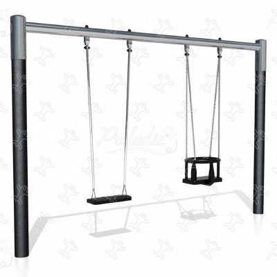 J484 Áreas de juegos juegos clásicos columpios imagen 3d