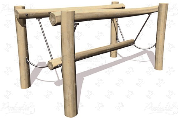 J4901 Áreas de juegos juegos de equilibrio y de trepa circuitos imagen 3d