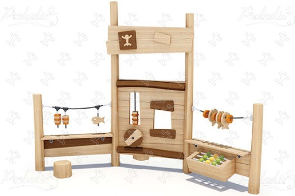 J49107® Áreas de juegos juegos combinados estructuras polivalentes imagen 3d