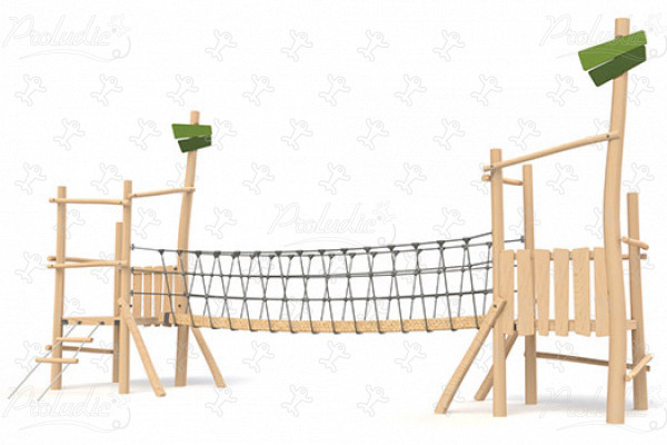 J49125® Áreas de juegos juegos de equilibrio y de trepa aventura imagen 3d