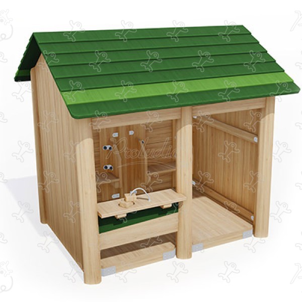 J49193® Áreas de juegos juegos clásicos casitas imagen 3d