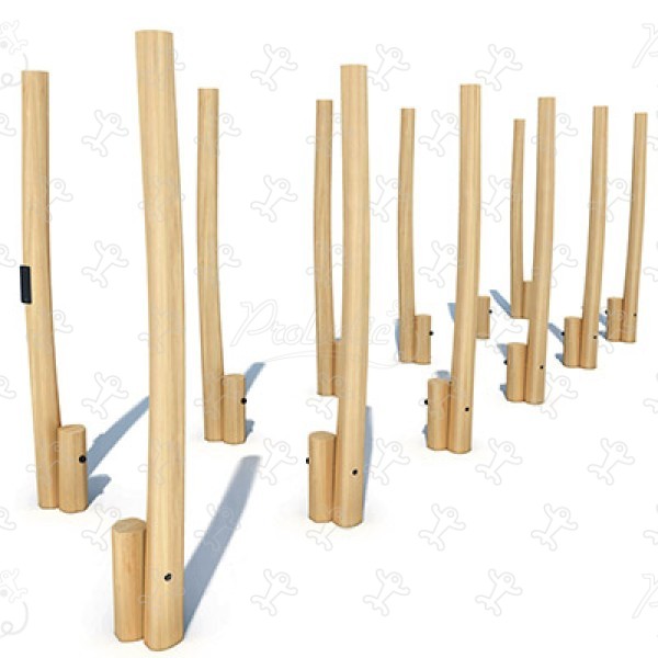 J4921 Áreas de juegos juegos de equilibrio y de trepa circuitos imagen 3d