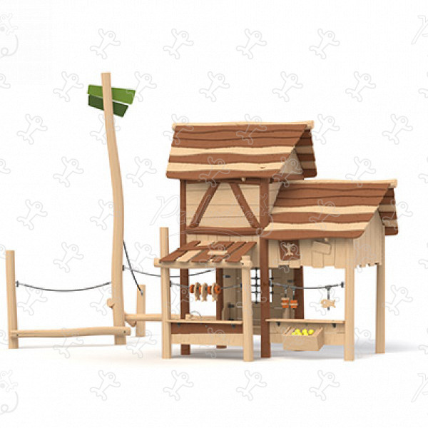 J49308® Áreas de juegos juegos combinados estructuras polivalentes imagen 3d