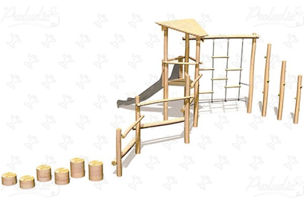 J4938 Áreas de juegos juegos combinados estructuras polivalentes imagen 3d