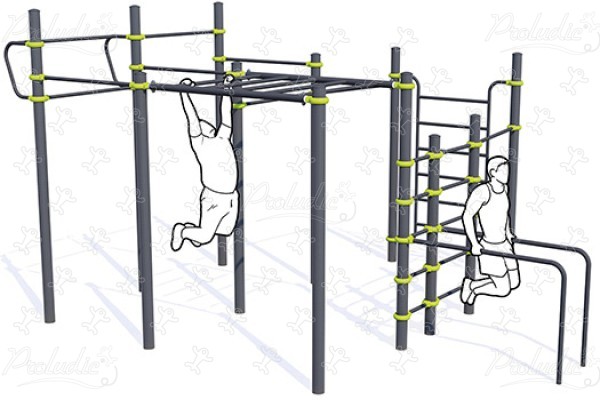 Combinación para deportistas en perfeccionamiento J5217® deporte y fitness acti’fun acti’street imagen 3d