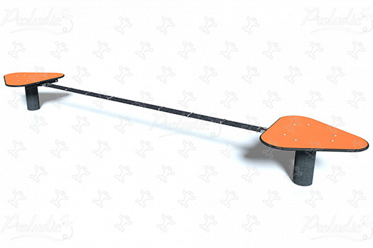 J5406-M Áreas de juegos juegos de equilibrio y de trepa circuitos imagen 3d