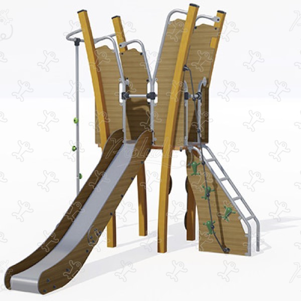 J5601-C Áreas de juegos juegos combinados kanopé imagen 3d