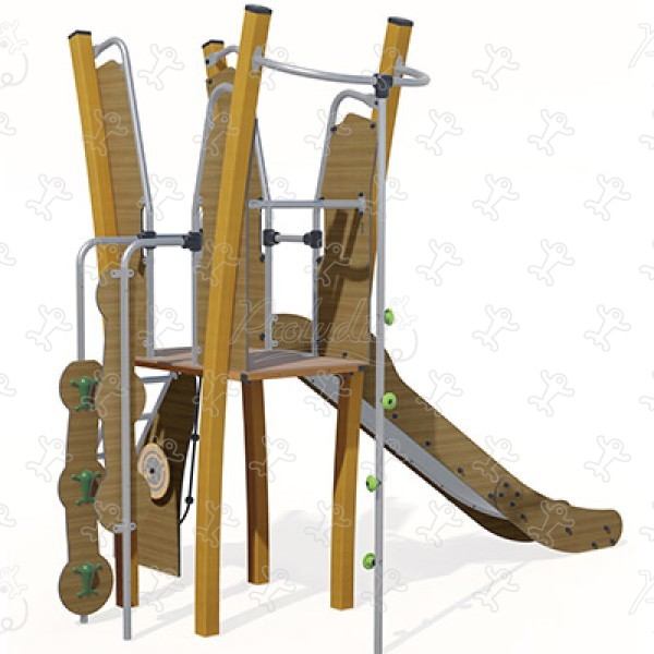 J5601-C Áreas de juegos juegos combinados kanopé imagen 3d