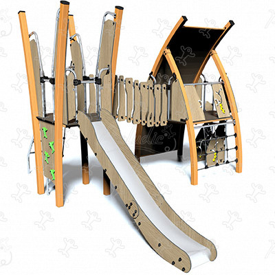 J5604-C® Áreas de juegos juegos combinados kanopé imagen 3d