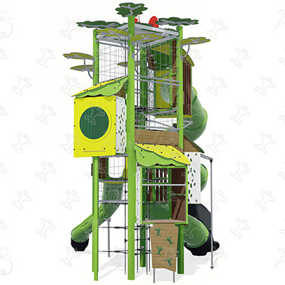 J56100 Áreas de juegos juegos combinados kanopé imagen 3d