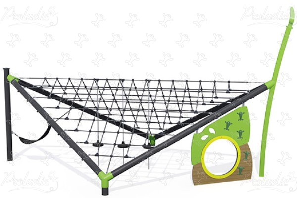 J57005 Áreas de juegos juegos de equilibrio y de trepa estructuras de cuerdas imagen 3d