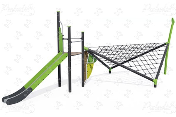 J57011® Áreas de juegos juegos de equilibrio y de trepa estructuras de cuerdas imagen 3d