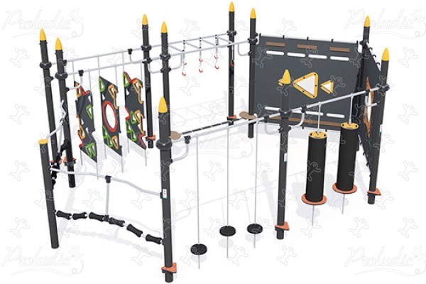 J5922® Áreas de juegos acti’fun acti’ninja imagen 3d