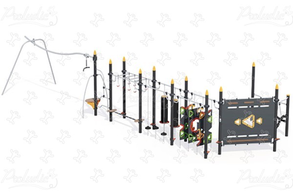 J5923® Áreas de juegos acti’fun acti’ninja imagen 3d