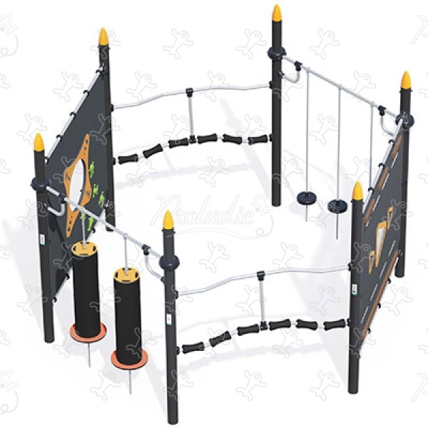 J5926® Áreas de juegos acti’fun acti’ninja imagen 3d