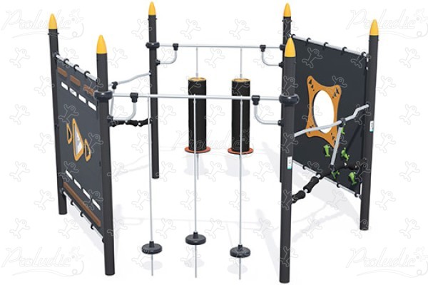 J5926® Áreas de juegos acti’fun acti’ninja imagen 3d