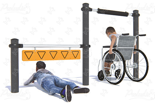 J5930® Áreas de juegos acti’fun acti’ninja imagen 3d