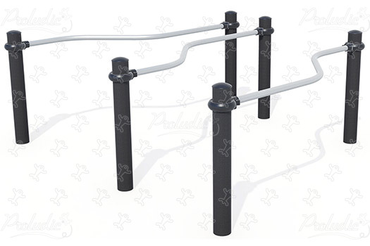 J5931® Áreas de juegos acti’fun acti’ninja imagen 3d