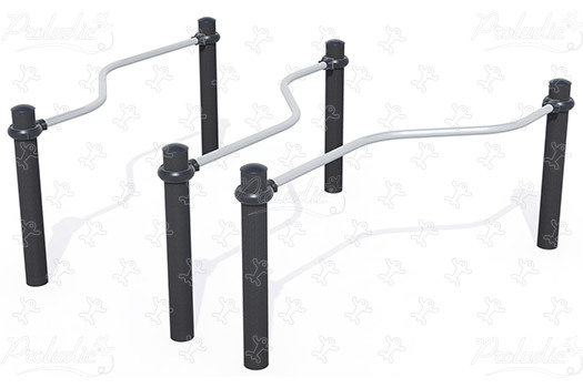 J5931® Áreas de juegos acti’fun acti’ninja imagen 3d