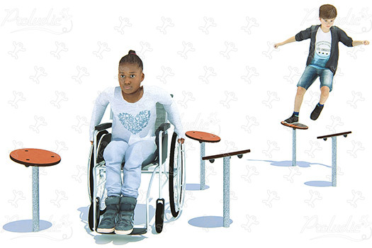 J5934® Áreas de juegos acti’fun acti’ninja imagen 3d