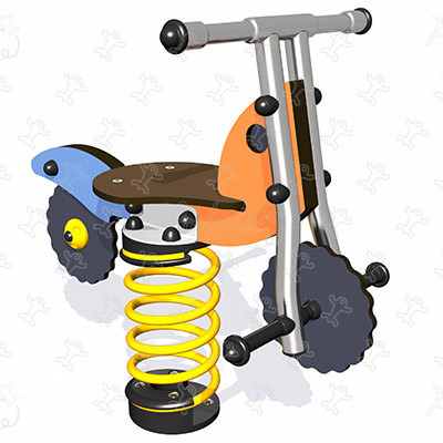 Biky J835® Áreas de juegos juegos dinámicos juegos de muelle imagen 3d