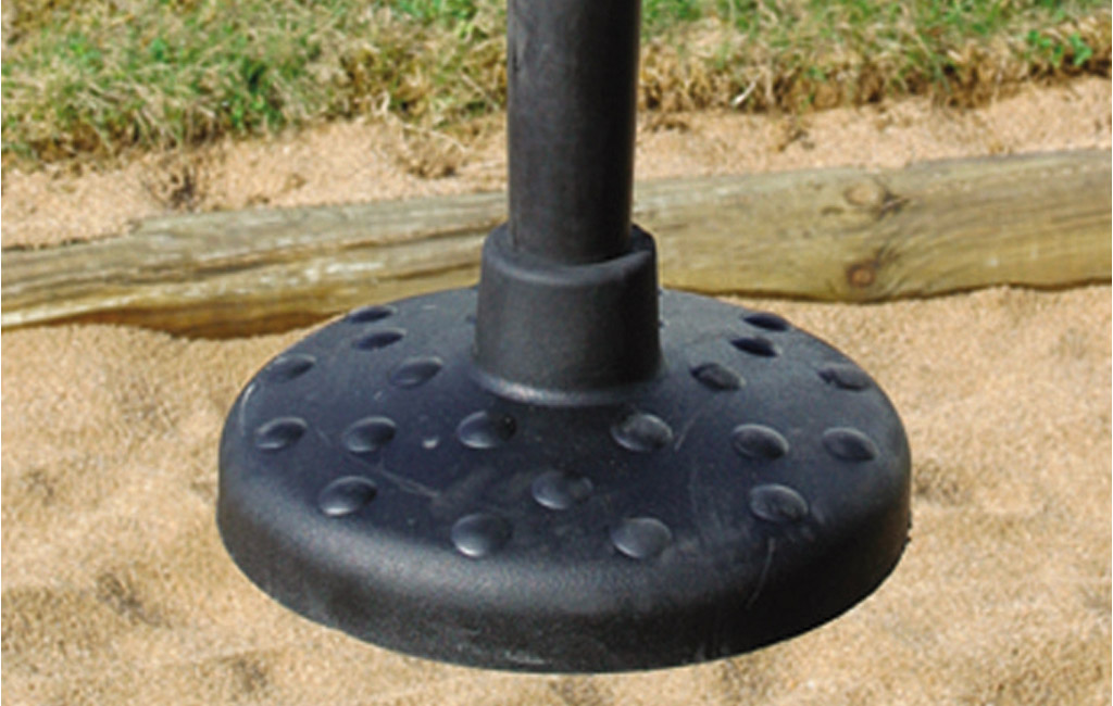 El asiento de la tirolina