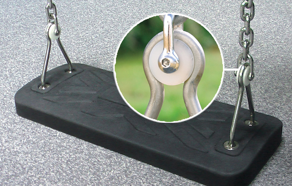 Los asientos del columpio