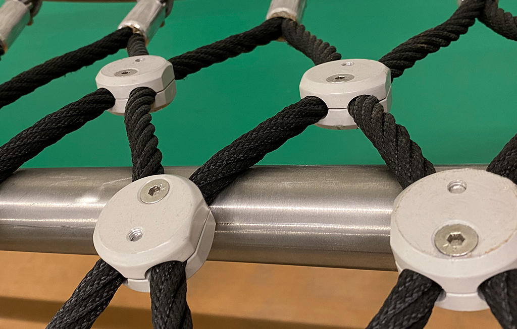 Las piezas de unión de las redes