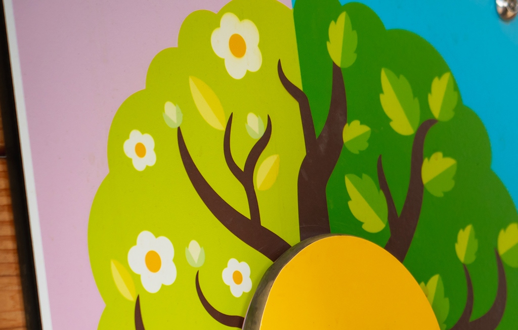 El panel de las cuatro estaciones